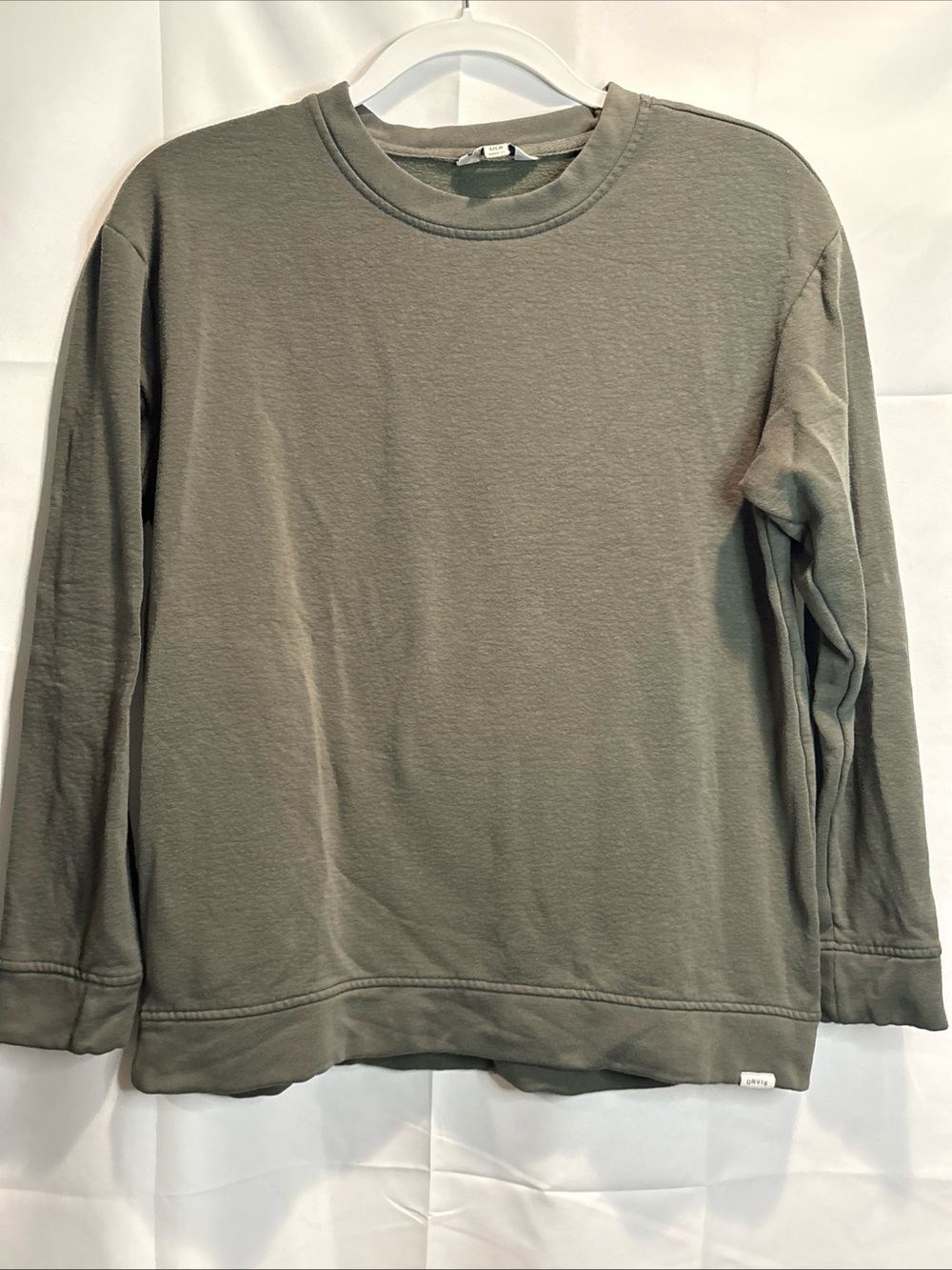 Orvis Olive Green Crewneck Sweatshirt